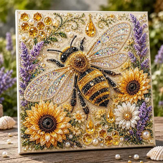 🏆 Last Day Special Price £12.98🦉💛 Highland Cow Pearl Art DIY Kit – Relaxing DIY Craft to Create Stunning Coastal Artwork (📦Buy 4 Free Shipping)