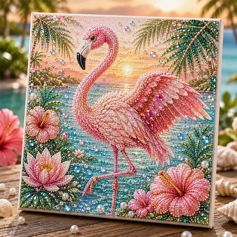🏆 Last Day Special Price £12.98🦉💛 Highland Cow Pearl Art DIY Kit – Relaxing DIY Craft to Create Stunning Coastal Artwork (📦Buy 4 Free Shipping)
