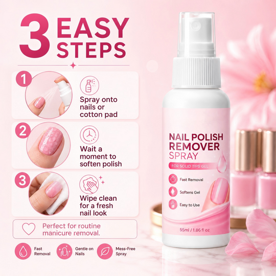 💅 50% Off – Nail Polish Dissolving Spray, Gentle & Effective