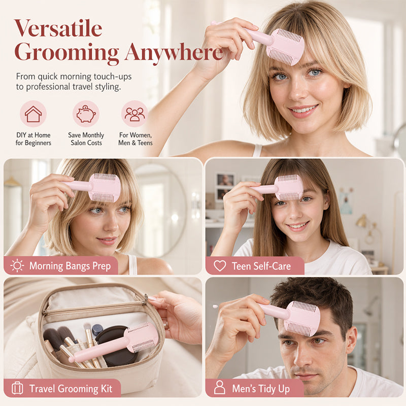 🎉Limited Offer！🎁Portable Dual-Use Hair Trimming Comb
