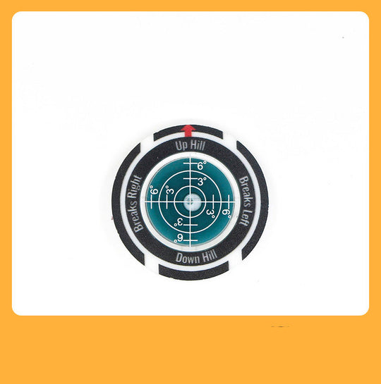 Precision Golf Green Reading Level & Ball Marker
