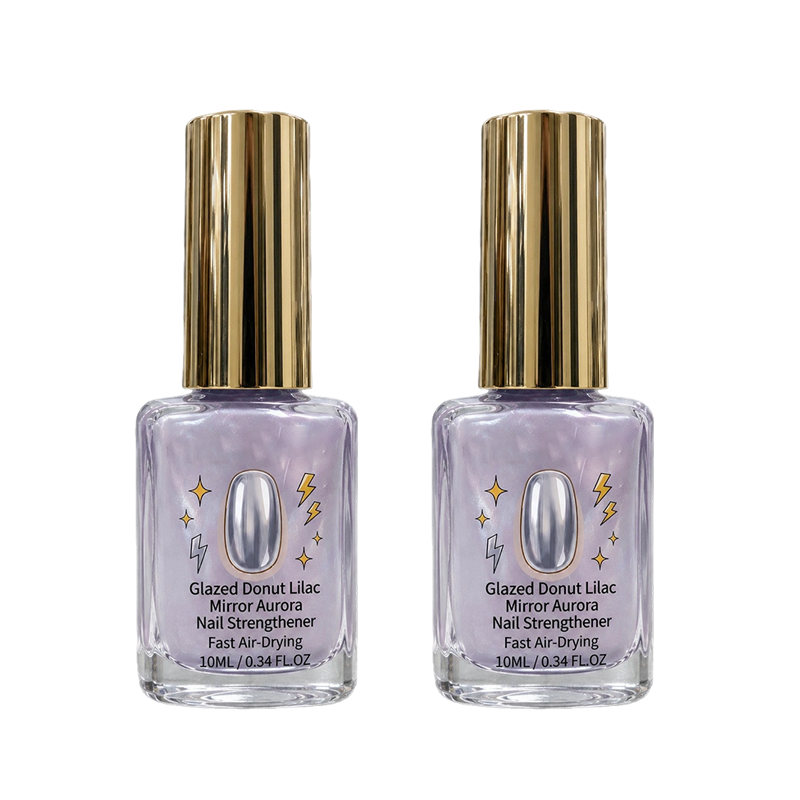 💜Lilac Glossy Mirror Nail Strengthener