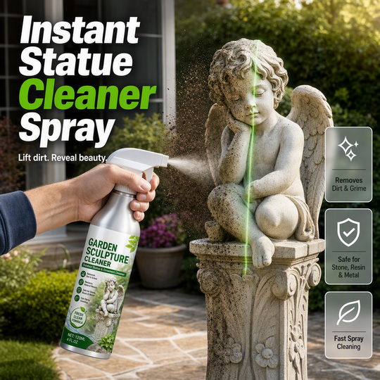 🌿 Buy 2 Get 1 FREE ✨ Powerful Cleaning Spray for Garden Sculptures – Removes Dirt & Restores a Fresh Look 🗿