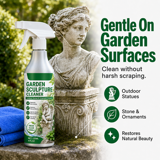 🌿 Buy 2 Get 1 FREE ✨ Powerful Cleaning Spray for Garden Sculptures – Removes Dirt & Restores a Fresh Look 🗿