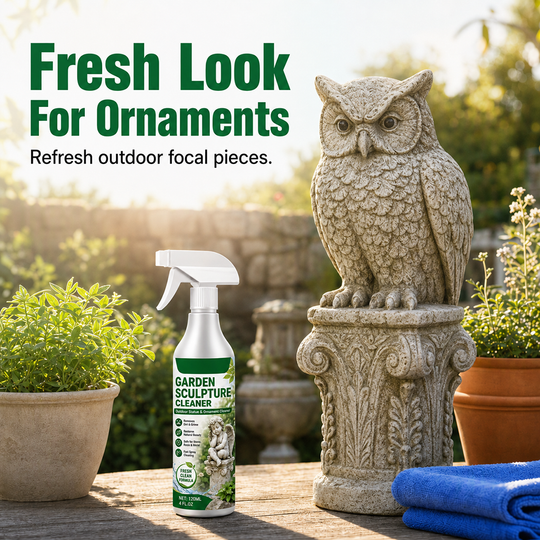 🌿 Buy 2 Get 1 FREE ✨ Powerful Cleaning Spray for Garden Sculptures – Removes Dirt & Restores a Fresh Look 🗿