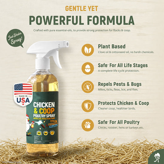 Natural Poultry Coop Cleaning Spray