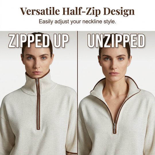 🎁New Arrivals 50% OFF💥Women's Half-Zip Tracksuit Set ✈️Free Shipping