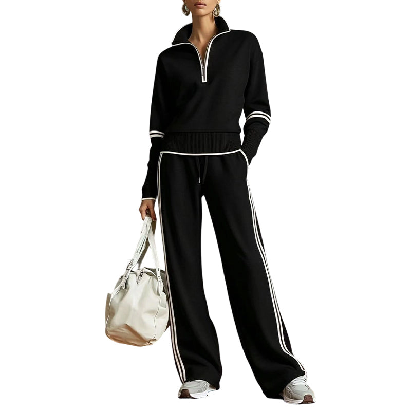 🎁New Arrivals 50% OFF💥Women's Half-Zip Tracksuit Set ✈️Free Shipping