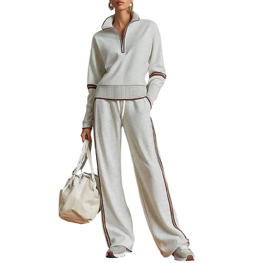 🎁New Arrivals 50% OFF💥Women's Half-Zip Tracksuit Set ✈️Free Shipping