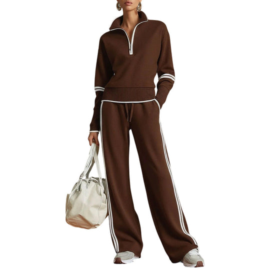 🎁New Arrivals 50% OFF💥Women's Half-Zip Tracksuit Set ✈️Free Shipping