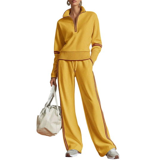 🎁New Arrivals 50% OFF💥Women's Half-Zip Tracksuit Set ✈️Free Shipping