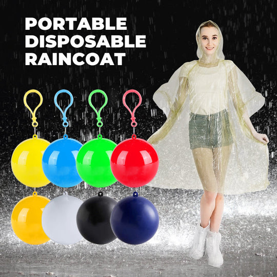 🔥Limited Time Promotion 49% OFF🔥Mini Ball Shape Disposable Raincoat(Buy 1 Get 1 Free)