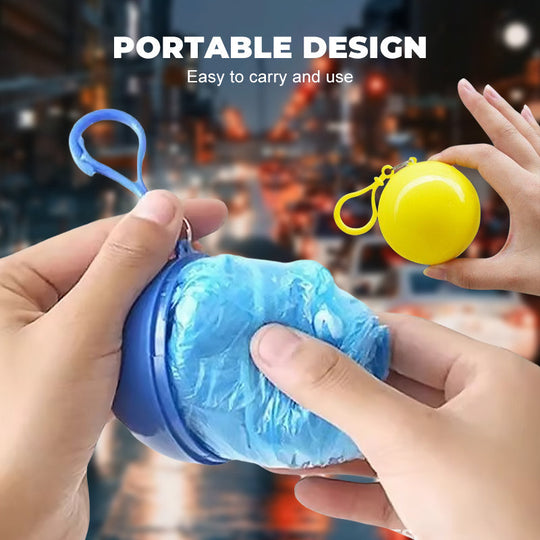 🔥Limited Time Promotion 49% OFF🔥Mini Ball Shape Disposable Raincoat(Buy 1 Get 1 Free)