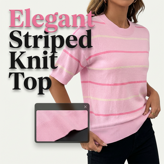 🥳2026 HOT SALE🥳💞Women's Classic Striped Short-Sleeve T-Shirt