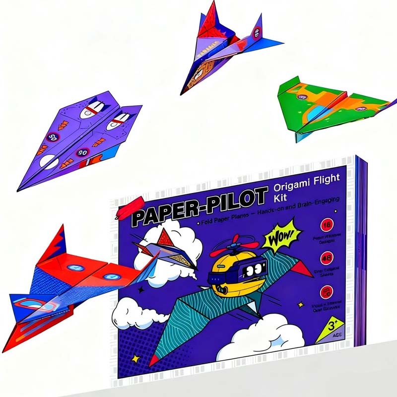 🥳2026 HOT SALE 50% OFF! ✈️Creative DIY Paper Airplane Set For Kids