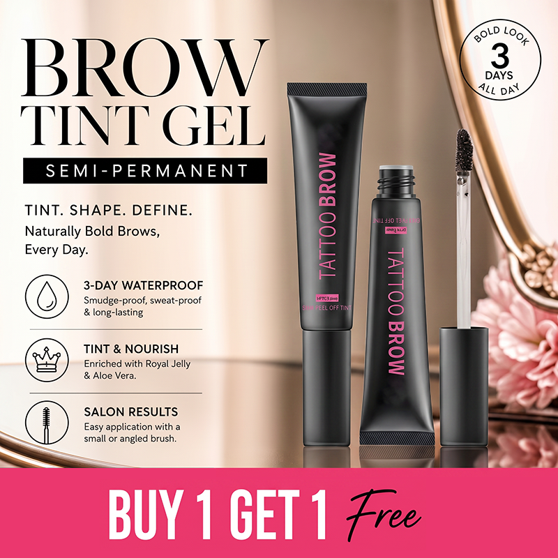 🎁 Special offer: Buy 1, get 1 free! 💄Long Lasting Waterproof Eyebrow Gel