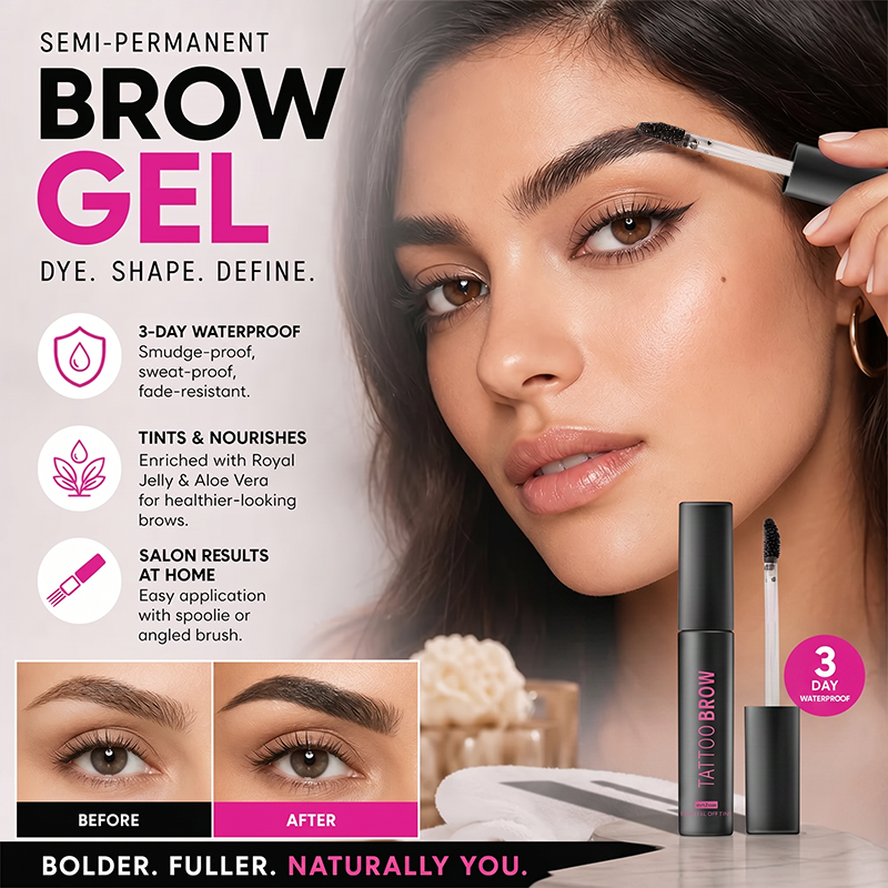 🎁 Special offer: Buy 1, get 1 free! 💄Long Lasting Waterproof Eyebrow Gel