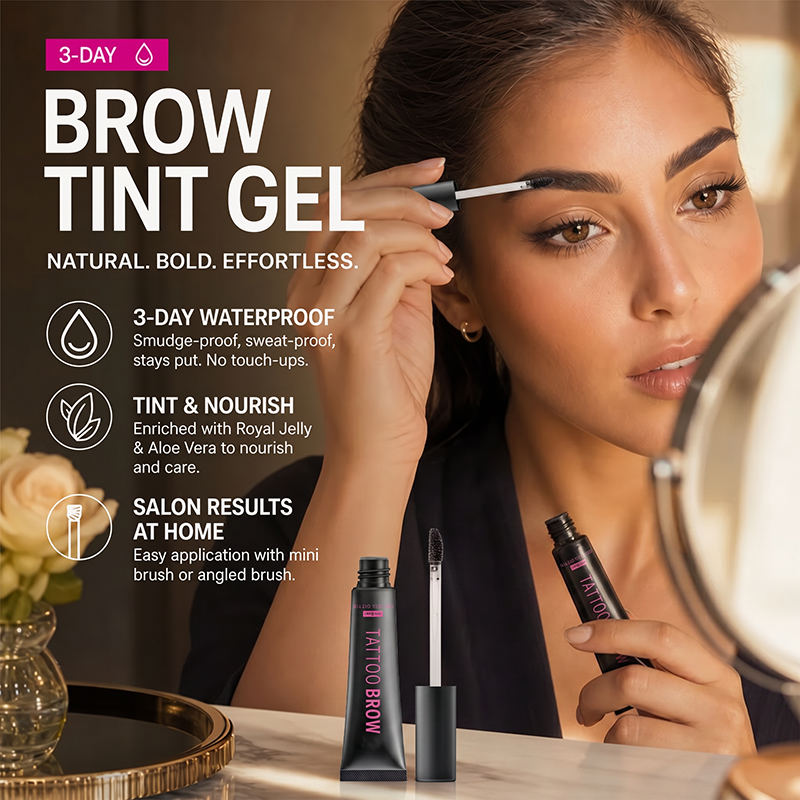 🎁 Special offer: Buy 1, get 1 free! 💄Long Lasting Waterproof Eyebrow Gel