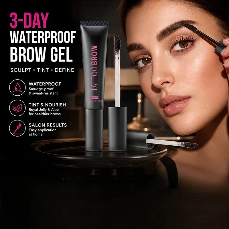 🎁 Special offer: Buy 1, get 1 free! 💄Long Lasting Waterproof Eyebrow Gel