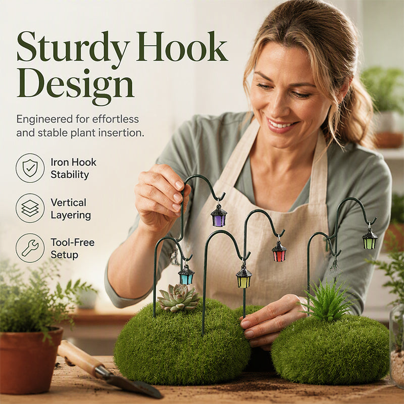 📢📢50% OFF !! ⏰Luminous Retro Lantern Plant Stake