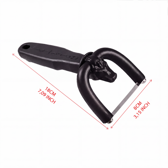 💞50K+ SOLD! 🧑‍🍳Handheld Fat Trimmer for Beef & Pork – U-shaped curved holder targets surface fat without wasting lean meat✨
