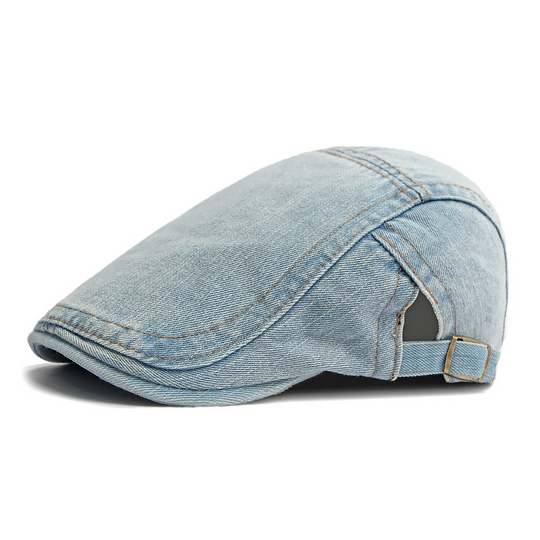 🎉 This Week's Special Sales - 60% OFF ✨🧢 Unisex Denim Newsboy Cap | Vintage Classic Style, Adjustable Comfort Fit for Everyday Wear