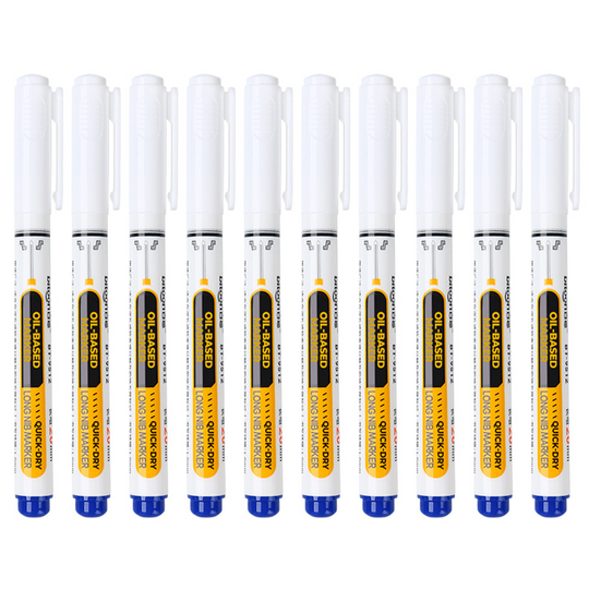 Precision Tip Quick-Dry Oil-Based Marker Pen-10pcs