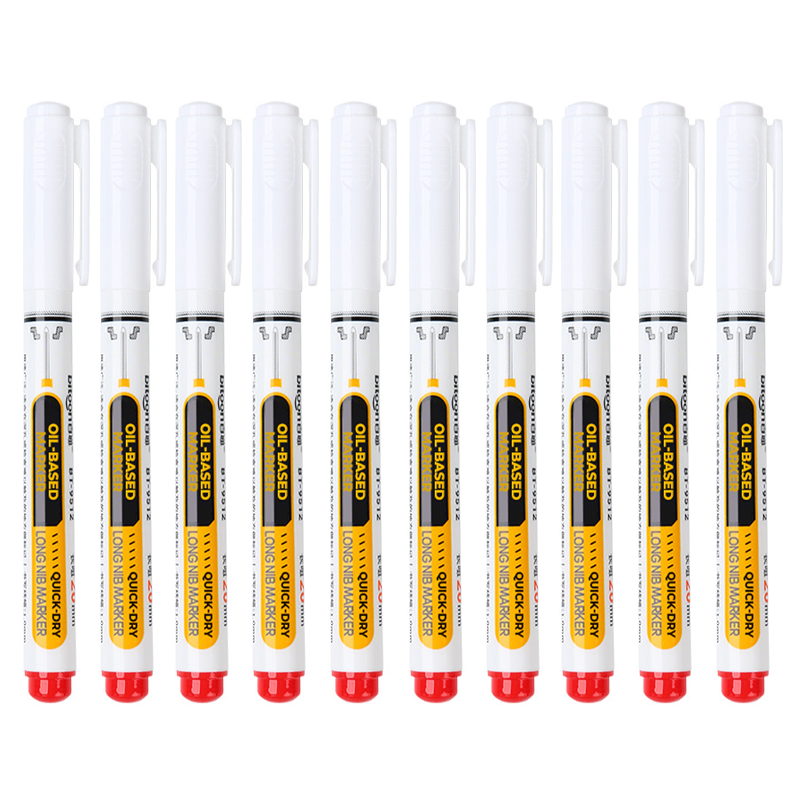 Precision Tip Quick-Dry Oil-Based Marker Pen-10pcs