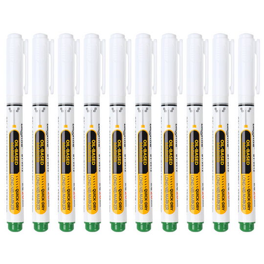 Precision Tip Quick-Dry Oil-Based Marker Pen-10pcs