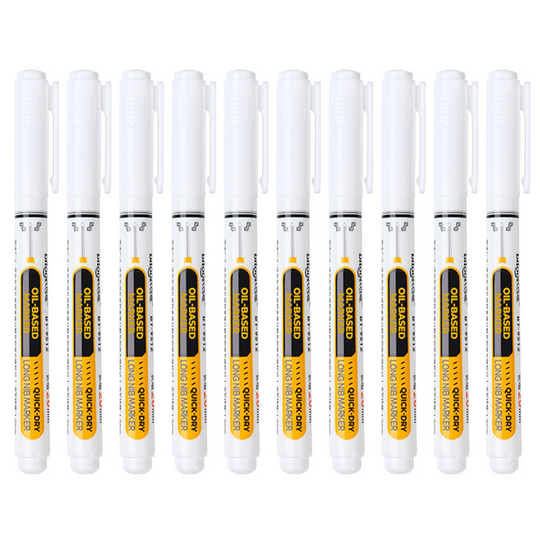 Precision Tip Quick-Dry Oil-Based Marker Pen-10pcs
