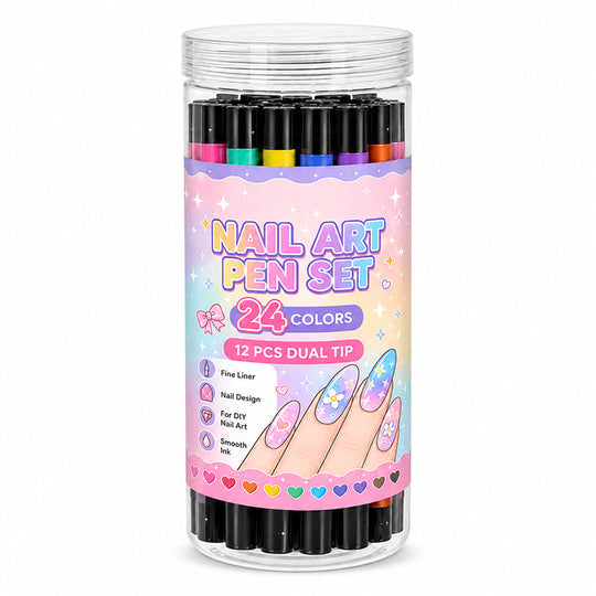 💕LAST DAY-50% OFF🌈24 Colors Dual Ended Nail Art Pens Set3