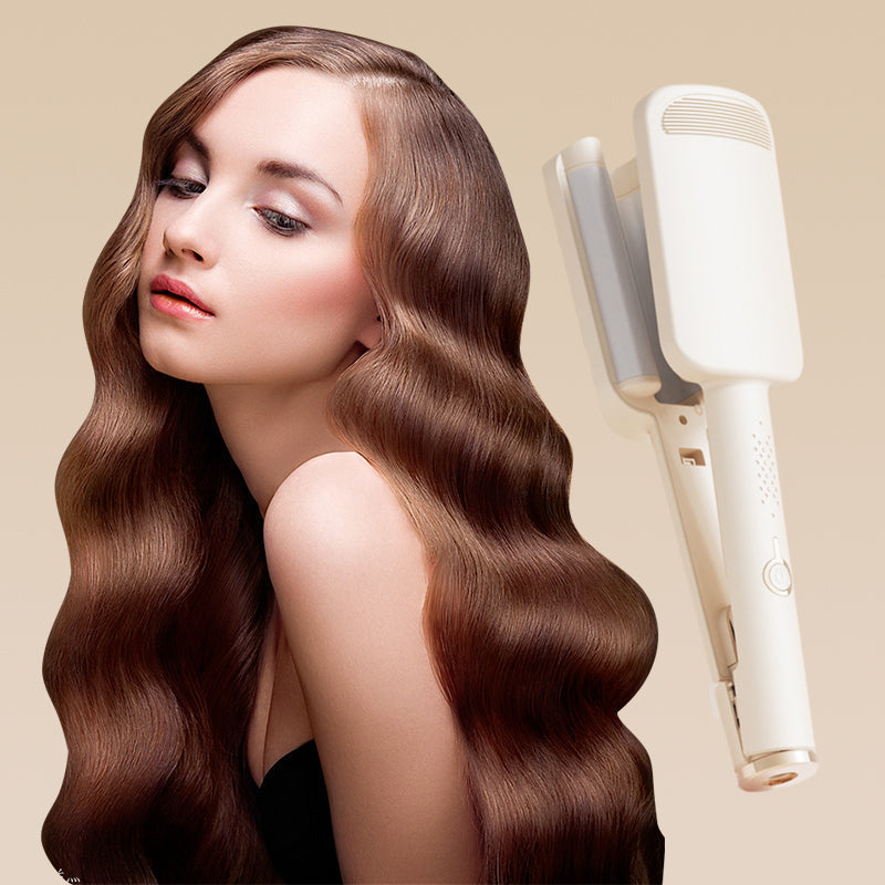 💈LAST DAY SALE 50% OFF! 💐 Wavy Curling Iron – Salon shine & heat protection ✨✨
