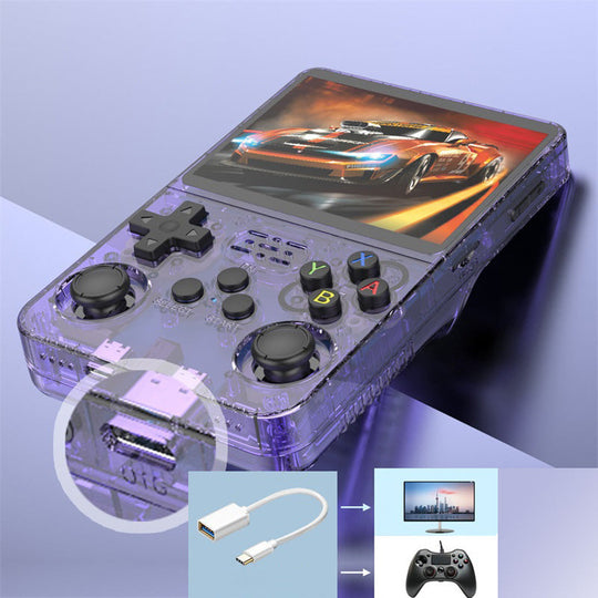 WUDS R36S Retro Video Handheld Console Linux System 3.5 in IPS Screen Built in 3000mAH Battery 32G+64G TF Card for Christmas, Thanksgiving, Holiday Gift,back to school,back to school haul