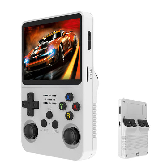 WUDS R36S Retro Video Handheld Console Linux System 3.5 in IPS Screen Built in 3000mAH Battery 32G+64G TF Card for Christmas, Thanksgiving, Holiday Gift,back to school,back to school haul