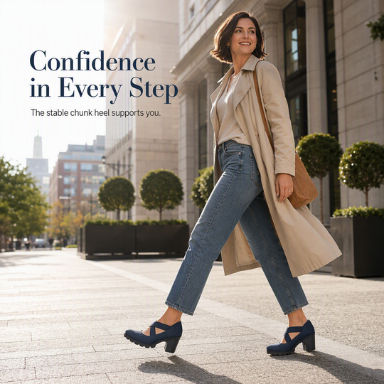 📢📢69% Off!!!🎉✨Women's Mary Jane shoes with a round toe, crisscross straps, block heel, platform, and cutouts, high heels