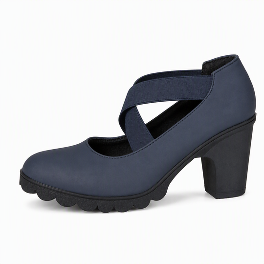 📢📢69% Off!!!🎉✨Women's Mary Jane shoes with a round toe, crisscross straps, block heel, platform, and cutouts, high heels