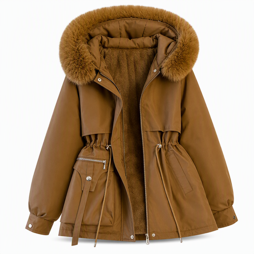 ⚡50% OFF🍁HOT SALE🍁Women's Winter Faux Fur Padded Parka