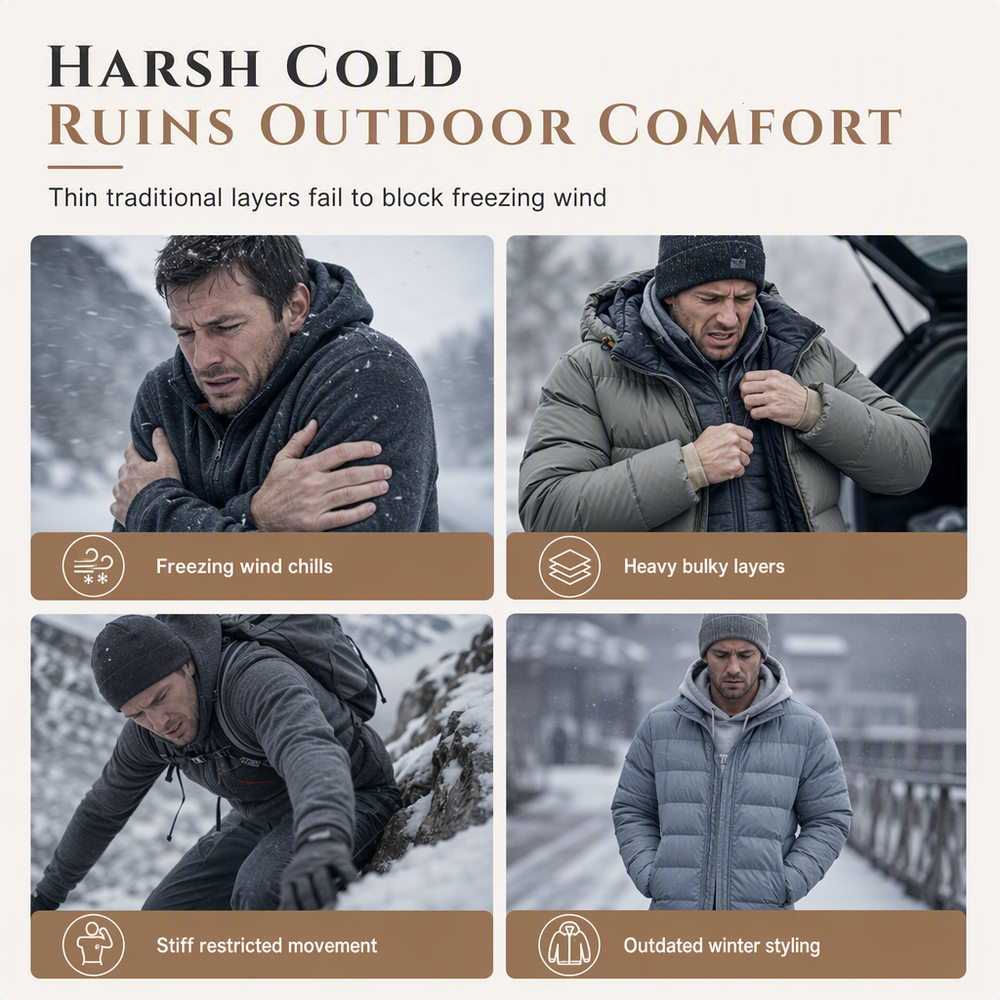 🧥🔥New Arrivals - Men's Fleece Hoodie – Cozy Winter Pullover