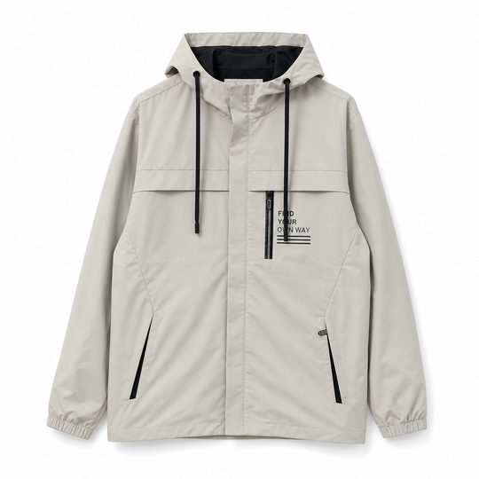 🌧️ Weather Protection, Everyday Versatility | Men's Detachable-Hood Windbreaker