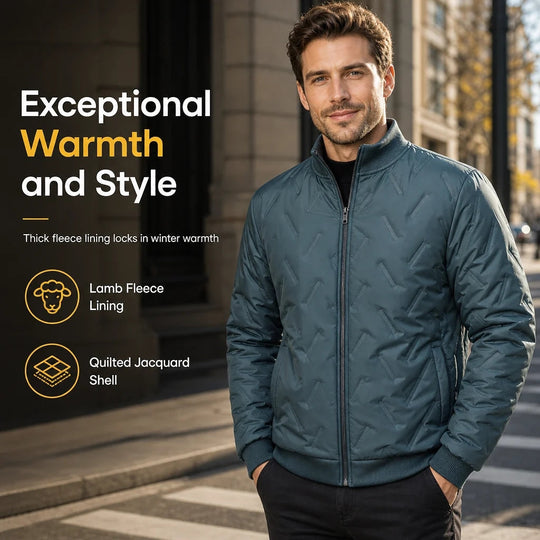 🔥 Limited-Time Deal | Men's Thickened Stand-Collar Zip-Up Jacket