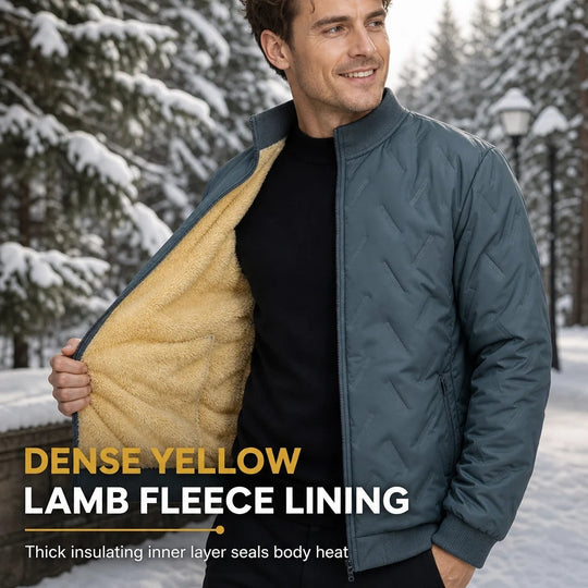 🔥 Limited-Time Deal | Men's Thickened Stand-Collar Zip-Up Jacket