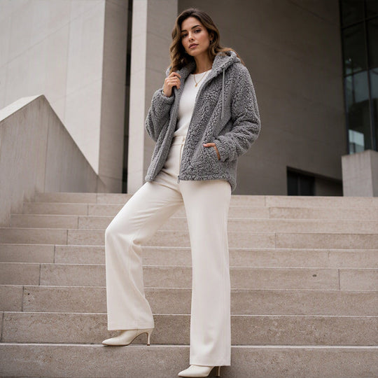 ⏳LAST DAY SALE ONLY ￡19.99!!🔥 Women’s Cosy Hooded Zip Fleece Jacket – Soft, Warm & Perfect for Everyday Life🧥