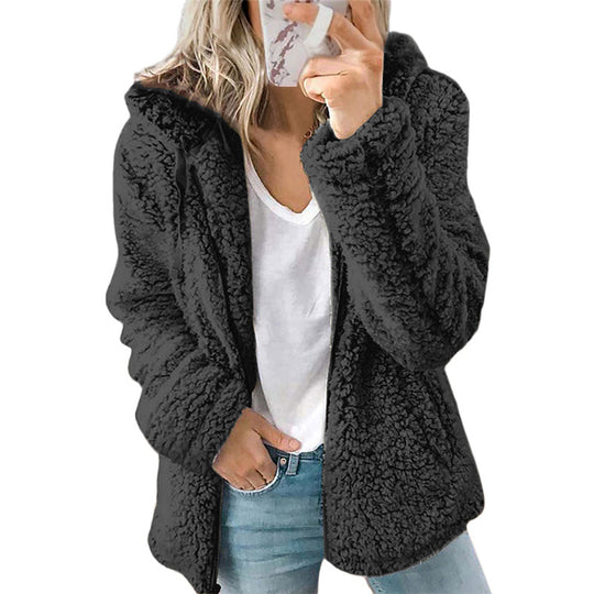 ⏳LAST DAY SALE ONLY ￡19.99!!🔥 Women’s Cosy Hooded Zip Fleece Jacket – Soft, Warm & Perfect for Everyday Life🧥