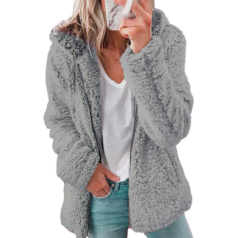 ⏳LAST DAY SALE ONLY ￡19.99!!🔥 Women’s Cosy Hooded Zip Fleece Jacket – Soft, Warm & Perfect for Everyday Life🧥