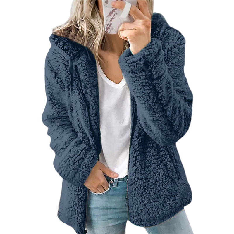 ⏳LAST DAY SALE ONLY ￡19.99!!🔥 Women’s Cosy Hooded Zip Fleece Jacket – Soft, Warm & Perfect for Everyday Life🧥