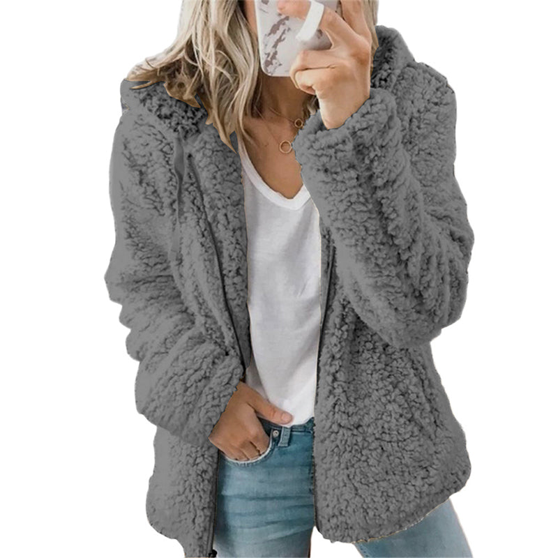 ⏳LAST DAY SALE ONLY ￡19.99!!🔥 Women’s Cosy Hooded Zip Fleece Jacket – Soft, Warm & Perfect for Everyday Life🧥
