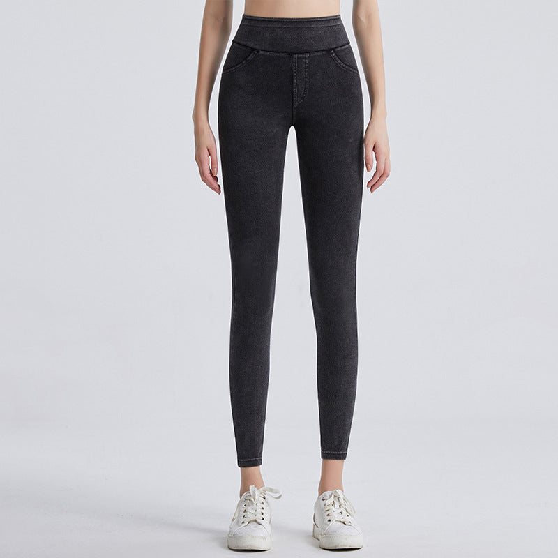 ✨ High Waist Denim Leggings That Shape & Flatter Your Figure