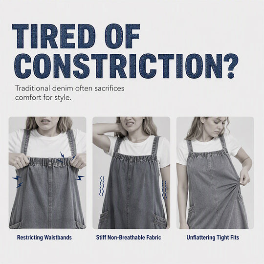 👗✨Women's Oversized Casual Denim Suspender Maxi Dress✨𝘉𝘶𝘺 𝘢𝘯𝘺 2 𝘢𝘯𝘥 𝘨𝘦𝘵 𝘢𝘯 𝘦𝘹𝘵𝘳𝘢 8% 𝘥𝘪𝘴𝘤𝘰𝘶𝘯𝘵