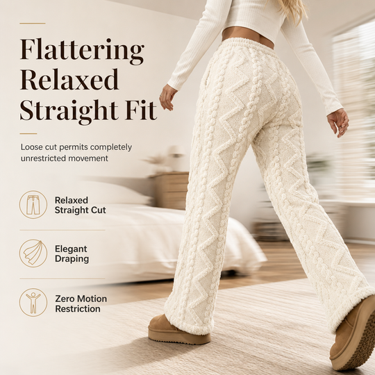 ✨👖Women's Casual Warm Flannel Lined Lounge Pants