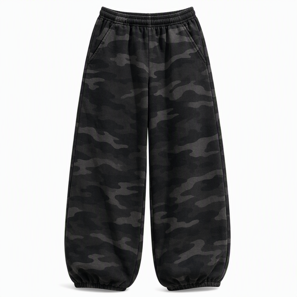 🔥LAST DAY 50% OFF ✨Women's Vintage Washed Wide-Leg Sweatpants